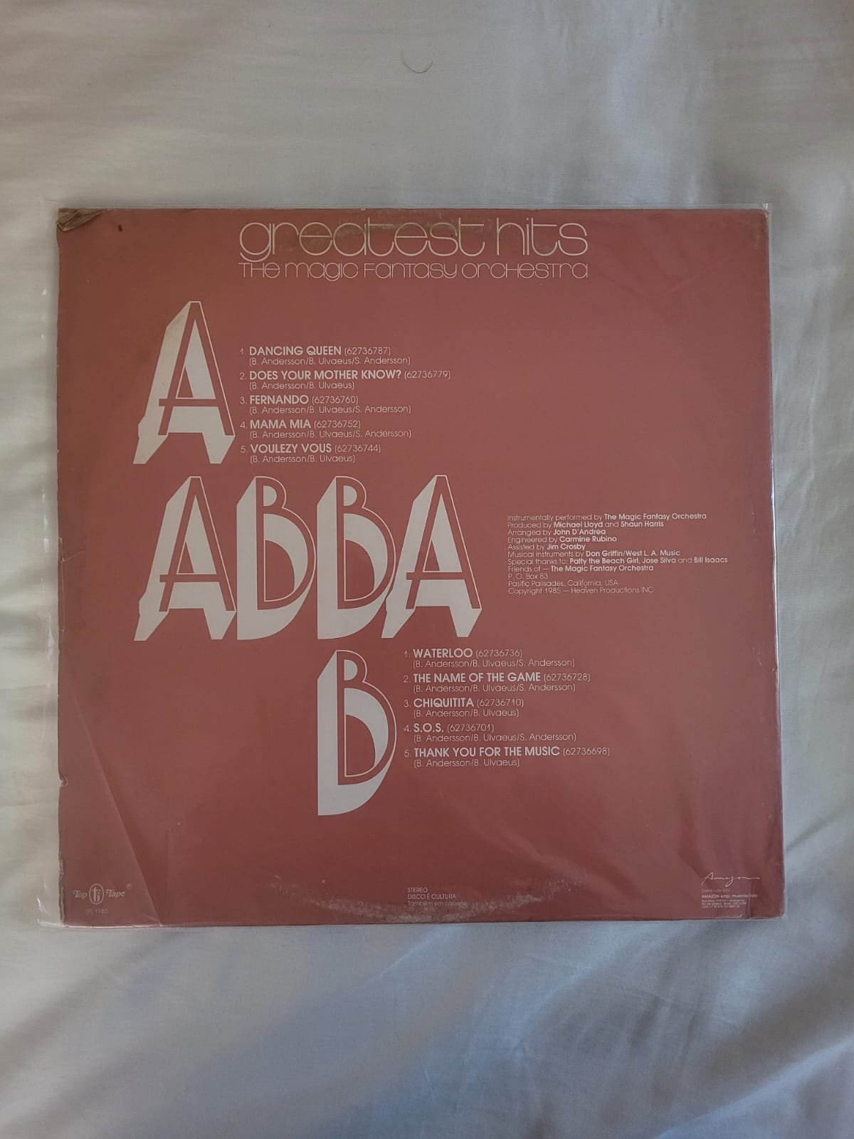 LP Greatest Hits - The Magic Fantasy Orchestra - ABBA (1985) (Raro) - Thumbnail 2